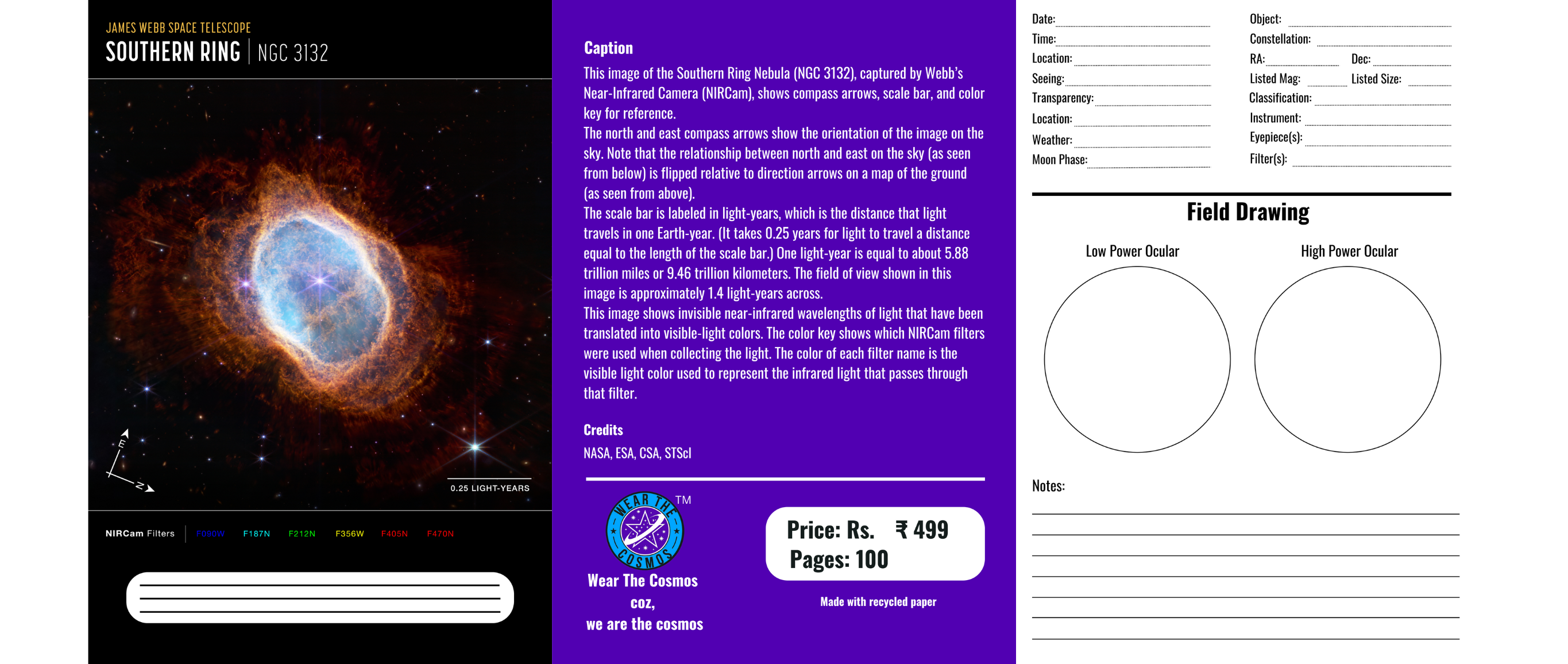 Capture the Night Sky: A Closer Look at Our Astronomy Observation Logbook