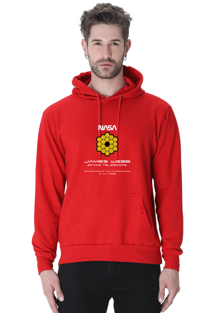 UNISEX BLACK HOODIE: JWST's LEGACY OF REDISCOVERING THE UNIVERSE