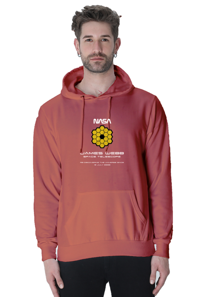 UNISEX BLACK HOODIE: JWST's LEGACY OF REDISCOVERING THE UNIVERSE