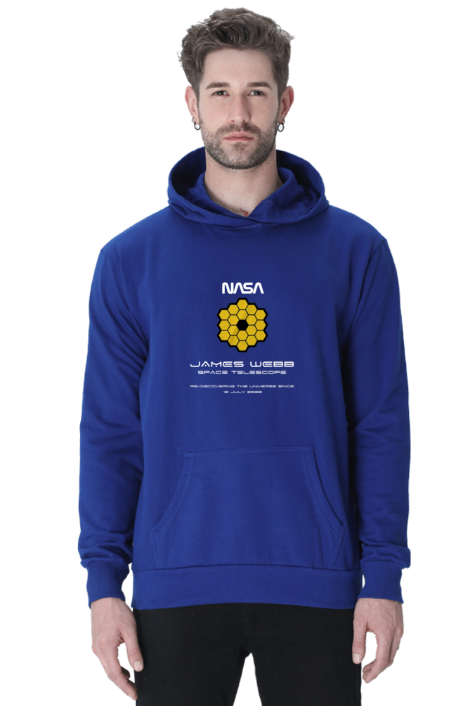 UNISEX BLACK HOODIE: JWST's LEGACY OF REDISCOVERING THE UNIVERSE