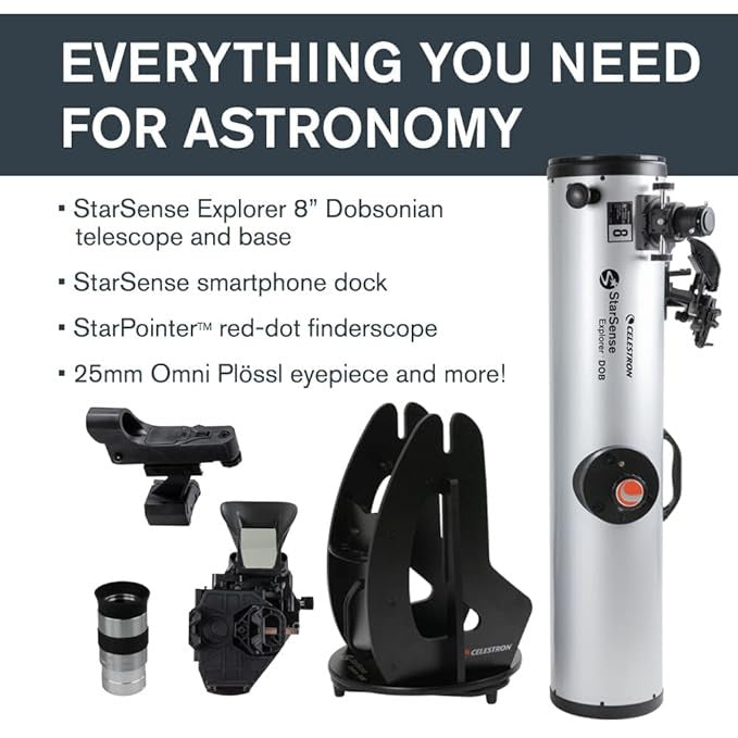 CELESTRON STARSENSE EXPLORER 8" DOBSONIAN TELESCOPE 22470